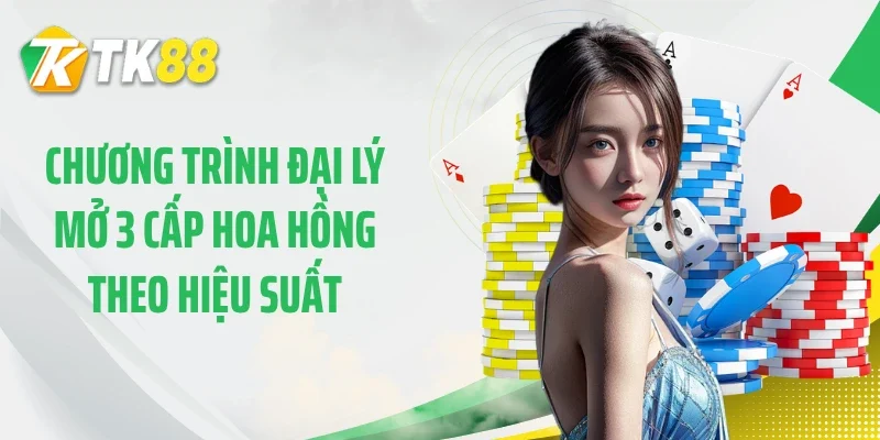 Chương trình đại lý mở 3 cấp hoa hồng theo hiệu suất