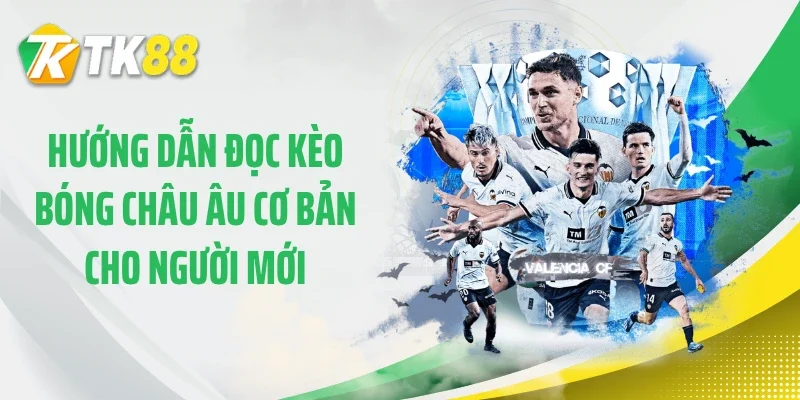 Hướng dẫn đọc kèo bóng châu Âu cơ bản cho người mới